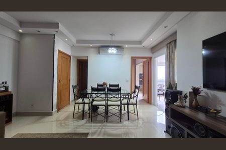 Sala  de apartamento à venda com 3 quartos, 126m² em Vila Scarpelli, Santo André