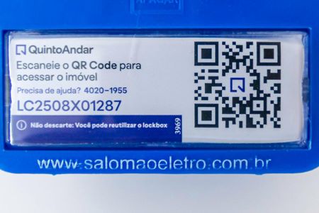 Apartamento para alugar com 47m², 2 quartos e sem vagaÁrea comum - QR Code da Lockbox