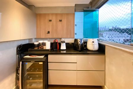 Varanda Gourmet de apartamento para alugar com 3 quartos, 122m² em Buritis, Belo Horizonte