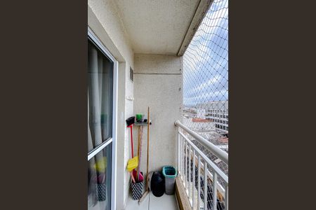 Varanda Sala de apartamento à venda com 1 quarto, 33m² em Brás, São Paulo