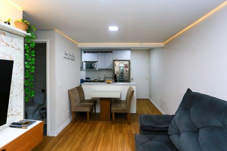 sala  de apartamento para alugar com 2 quartos, 57m² em Parque Assuncao, Taboão da Serra