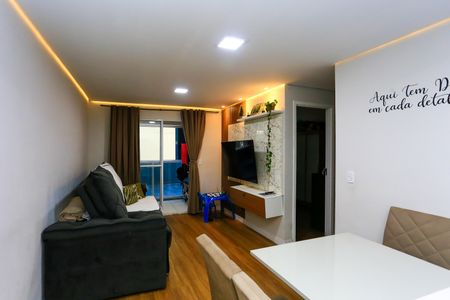 sala  de apartamento para alugar com 2 quartos, 57m² em Parque Assuncao, Taboão da Serra