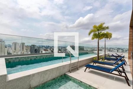 Studio para alugar com 26m², 1 quarto e sem vagaPiscina