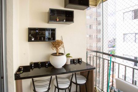 Varanda da Sala de apartamento à venda com 3 quartos, 58m² em Centro, Diadema