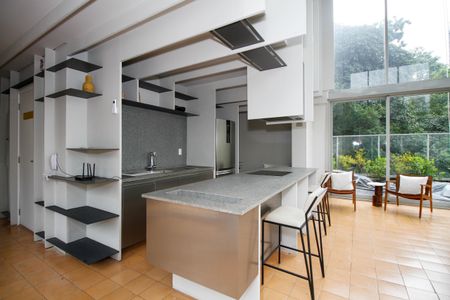 Studio para alugar com 27m², 1 quarto e sem vagaÁrea Comum - Espaço Gourmet