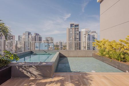 Studio para alugar com 25m², 1 quarto e sem vagaPiscina