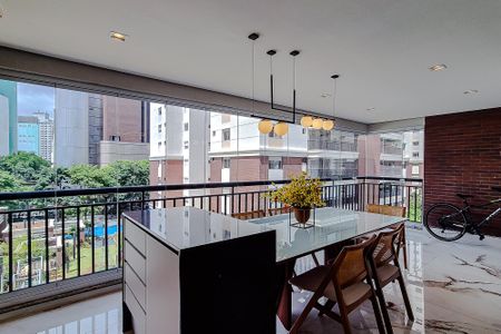 Varanda da Sala de apartamento à venda com 3 quartos, 167m² em Água Branca, São Paulo