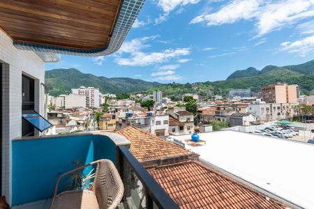 Varanda da Sala de apartamento à venda com 3 quartos, 109m² em Andaraí, Rio de Janeiro