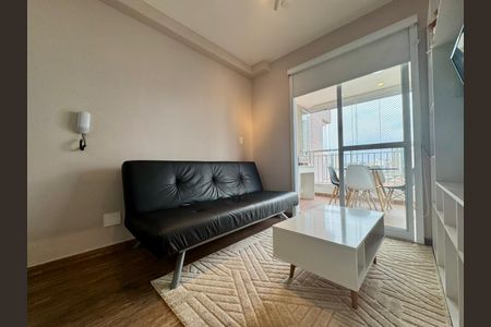 Sala de apartamento para alugar com 1 quarto, 37m² em Campo Belo, São Paulo