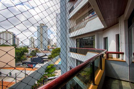 Varanda da sala de apartamento à venda com 3 quartos, 176m² em Jardim, Santo André
