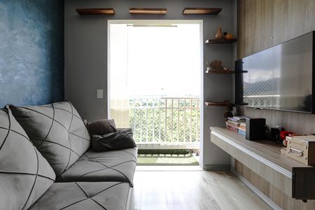 Sala de apartamento para alugar com 2 quartos, 49m² em Vila Mogilar, Mogi das Cruzes