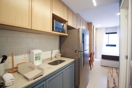 Studio para alugar com 35m², 1 quarto e sem vagaCozinha