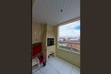 Sacada  de apartamento para alugar com 1 quarto, 51m² em Guilhermina, Praia Grande