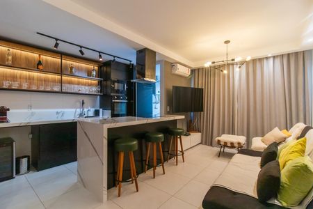 Sala de apartamento para alugar com 1 quarto, 49m² em Menino Deus, Porto Alegre