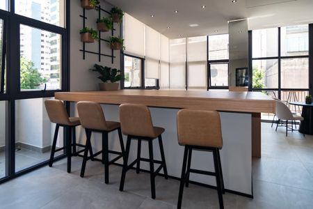 Studio para alugar com 27m², 1 quarto e sem vagaSalão de Festas