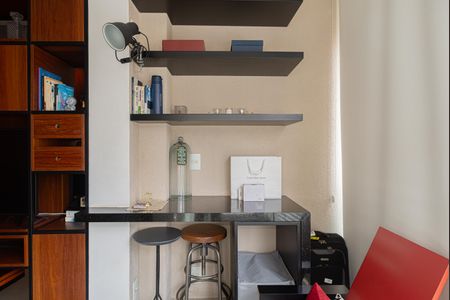 Varanda da Sala de apartamento à venda com 1 quarto, 47m² em Bela Vista, São Paulo