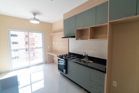 Sala/Cozinha de apartamento para alugar com 2 quartos, 44m² em Vila Guarani(zona Sul), São Paulo