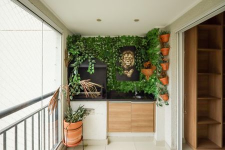 Varanda Gourmet  de apartamento para alugar com 2 quartos, 65m² em Vila Cruzeiro, São Paulo