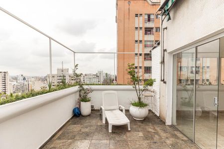 Varanda da Sala de apartamento à venda com 2 quartos, 200m² em Vila Buarque, São Paulo