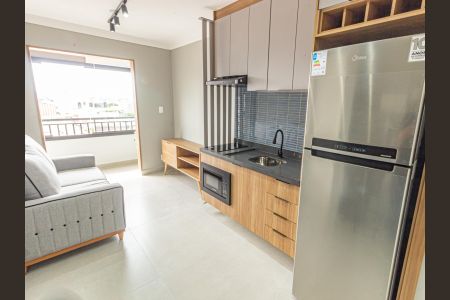 Sala/Cozinha de apartamento para alugar com 1 quarto, 30m² em Belenzinho, São Paulo