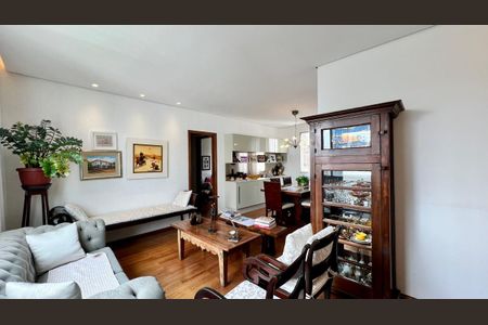 sala  de apartamento à venda com 4 quartos, 120m² em Santo Agostinho, Belo Horizonte