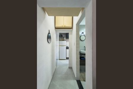 Sala de apartamento para alugar com 1 quarto, 34m² em Canto do Forte, Praia Grande