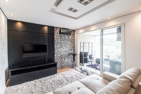 Sala  de casa de condomínio à venda com 2 quartos, 73m² em Centro de Apoio I (alphaville), Santana de Parnaíba