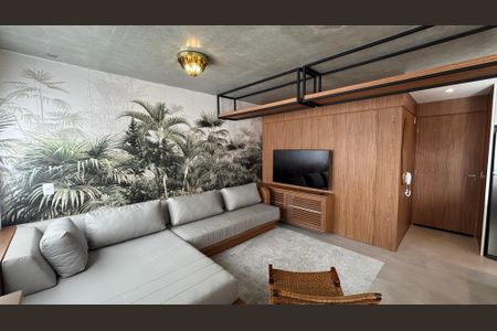 Sala - Quarto de apartamento para alugar com 1 quarto, 36m² em Jardim Jamaica, Santo André