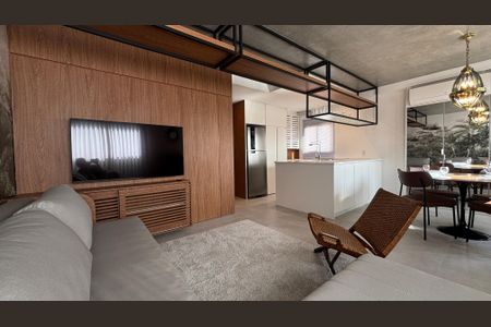 Sala - Quarto de apartamento para alugar com 1 quarto, 36m² em Jardim Jamaica, Santo André