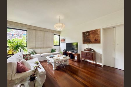 Sala de apartamento para alugar com 4 quartos, 184m² em Gávea, Rio de Janeiro