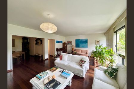 Sala de apartamento para alugar com 4 quartos, 184m² em Gávea, Rio de Janeiro