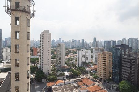 Vista da Varanda do Quarto de kitnet/studio para alugar com 1 quarto, 25m² em Jardim das Acacias, São Paulo
