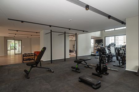 Studio para alugar com 25m², 1 quarto e sem vaga Studio para alugar com 25m², 1 quarto e sem vagaÁrea comum - Academia