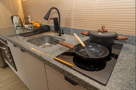 Studio para alugar com 25m², 1 quarto e sem vaga Studio para alugar com 25m², 1 quarto e sem vagaCozinha