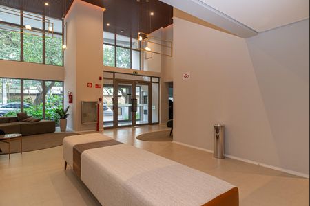 Studio para alugar com 25m², 1 quarto e sem vaga Studio para alugar com 25m², 1 quarto e sem vagaÁrea comum - Hall Social