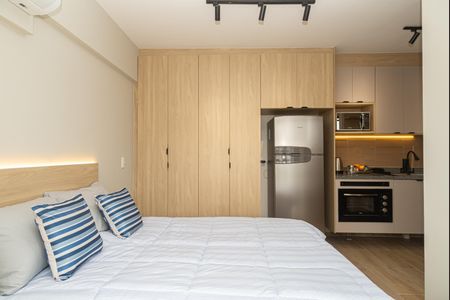 Studio para alugar com 25m², 1 quarto e sem vaga Studio para alugar com 25m², 1 quarto e sem vagaQuarto