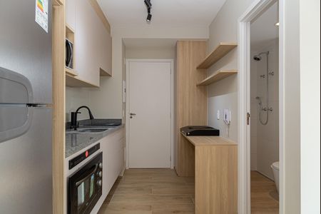 Studio para alugar com 25m², 1 quarto e sem vaga Studio para alugar com 25m², 1 quarto e sem vagaCozinha
