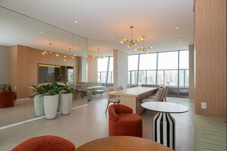 Studio para alugar com 25m², 1 quarto e sem vaga Studio para alugar com 25m², 1 quarto e sem vagaÁrea comum - Salão Gourmet