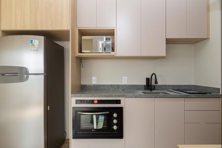 Studio para alugar com 25m², 1 quarto e sem vaga Studio para alugar com 25m², 1 quarto e sem vagaCozinha