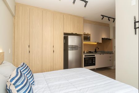Studio para alugar com 25m², 1 quarto e sem vaga Studio para alugar com 25m², 1 quarto e sem vagaQuarto