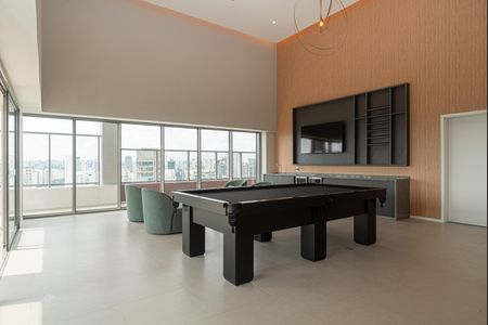 Studio para alugar com 25m², 1 quarto e sem vaga Studio para alugar com 25m², 1 quarto e sem vagaÁrea comum - Sala de Jogos