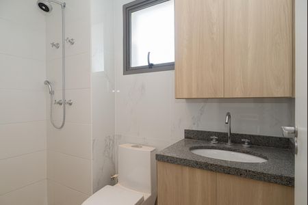Studio para alugar com 25m², 1 quarto e sem vaga Studio para alugar com 25m², 1 quarto e sem vagaBanheiro