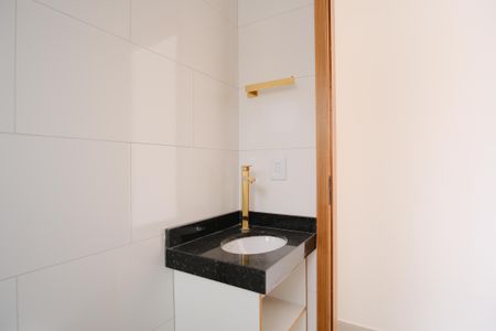 Apartamento à venda com 93m², 2 quartos e sem vagaBanheiro do Espaço Gourmet