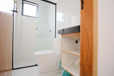 Apartamento à venda com 93m², 2 quartos e sem vagaBanheiro do Espaço Gourmet