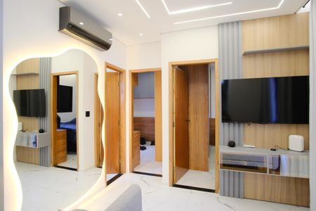 Sala de apartamento à venda com 2 quartos, 85m² em Chácara Santo Antônio (zona Leste), São Paulo