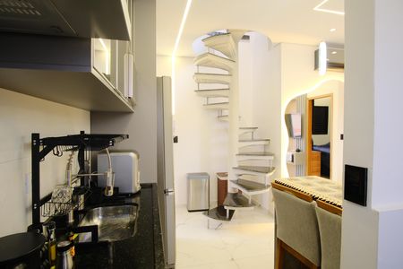 Apartamento à venda com 85m², 2 quartos e sem vagaCozinha e Área de Serviço