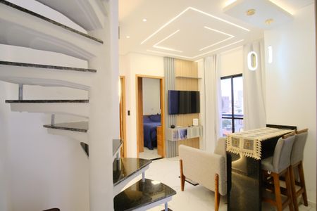 Sala de apartamento à venda com 2 quartos, 85m² em Chácara Santo Antônio (zona Leste), São Paulo