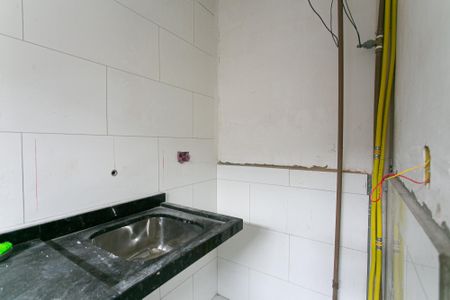 Cozinha de apartamento à venda com 2 quartos, 35m² em Chácara Santo Antônio (zona Leste), São Paulo
