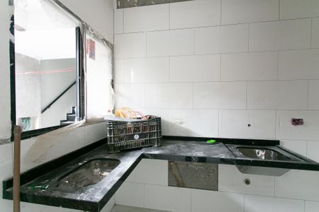 Cozinha de apartamento à venda com 2 quartos, 35m² em Chácara Santo Antônio (zona Leste), São Paulo