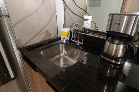 Studio à venda com 22m², 1 quarto e sem vagaCozinha